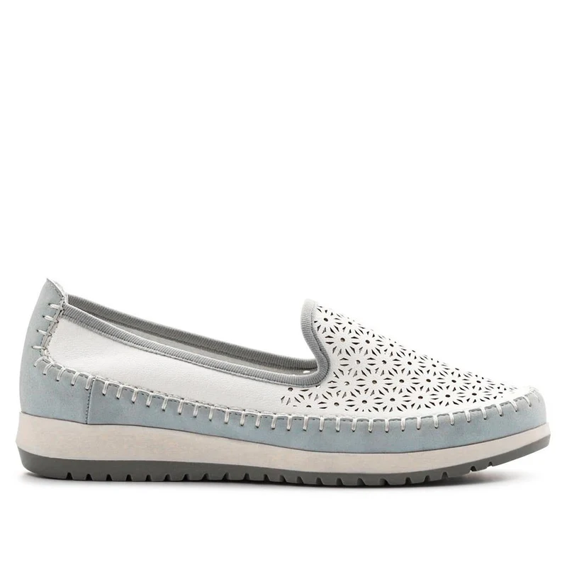 Casual Slip-On Shoes - WBINS41032 / 327 019 - White