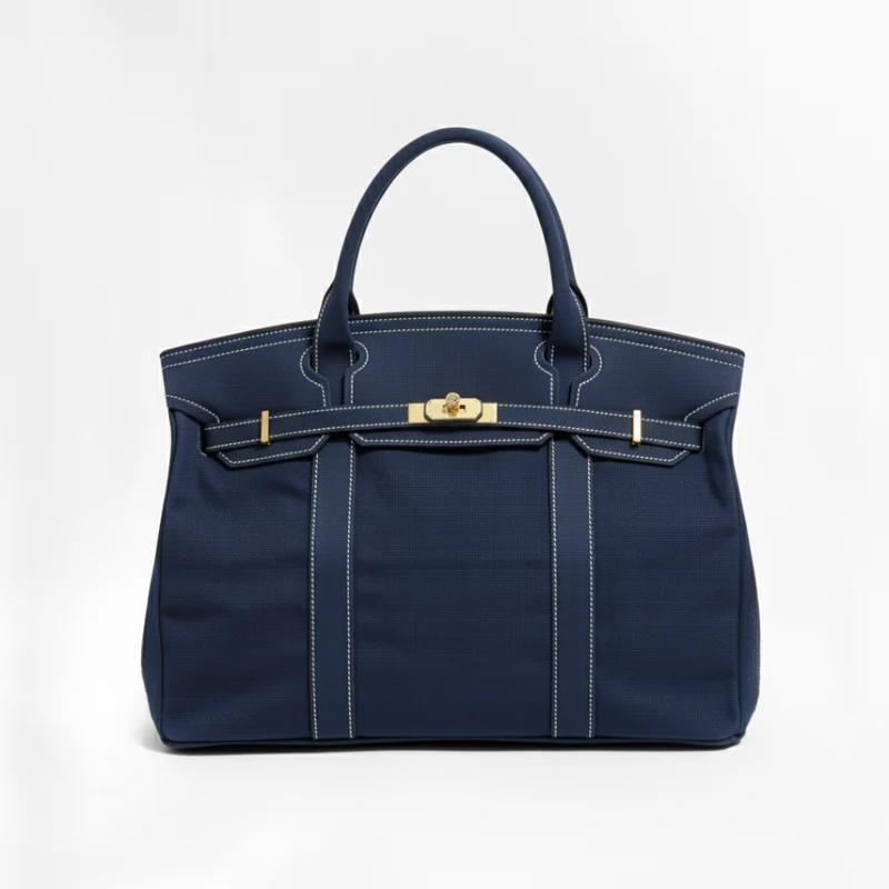 Boatkin Damen Tote Bag aus Canvas mit strukturierter Optik