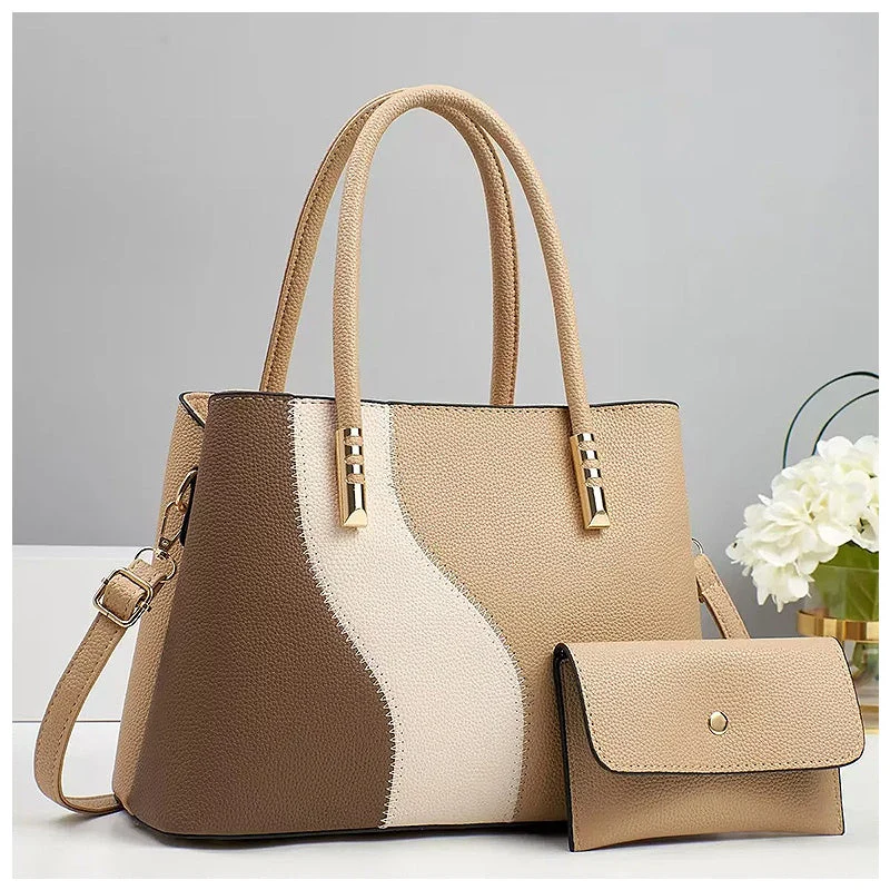 Camilla Damen große Handtasche aus Kunstleder
