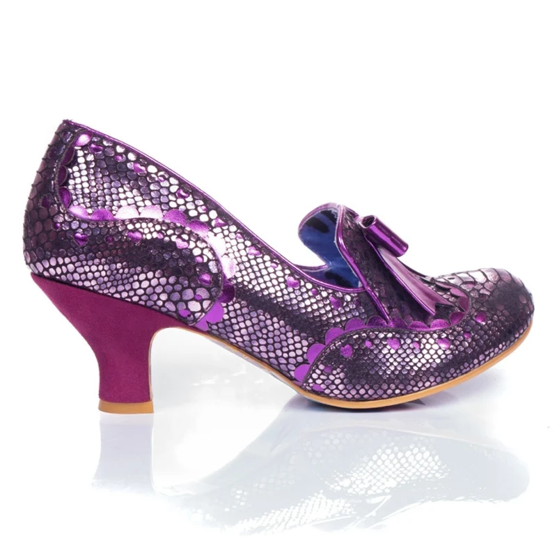 Irregular Choice Womens Here And Present High Heel - Rosa
