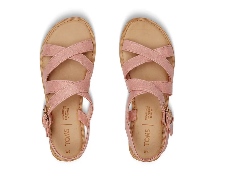 Toms-Sizilien-Korallenrosa-Sandalen