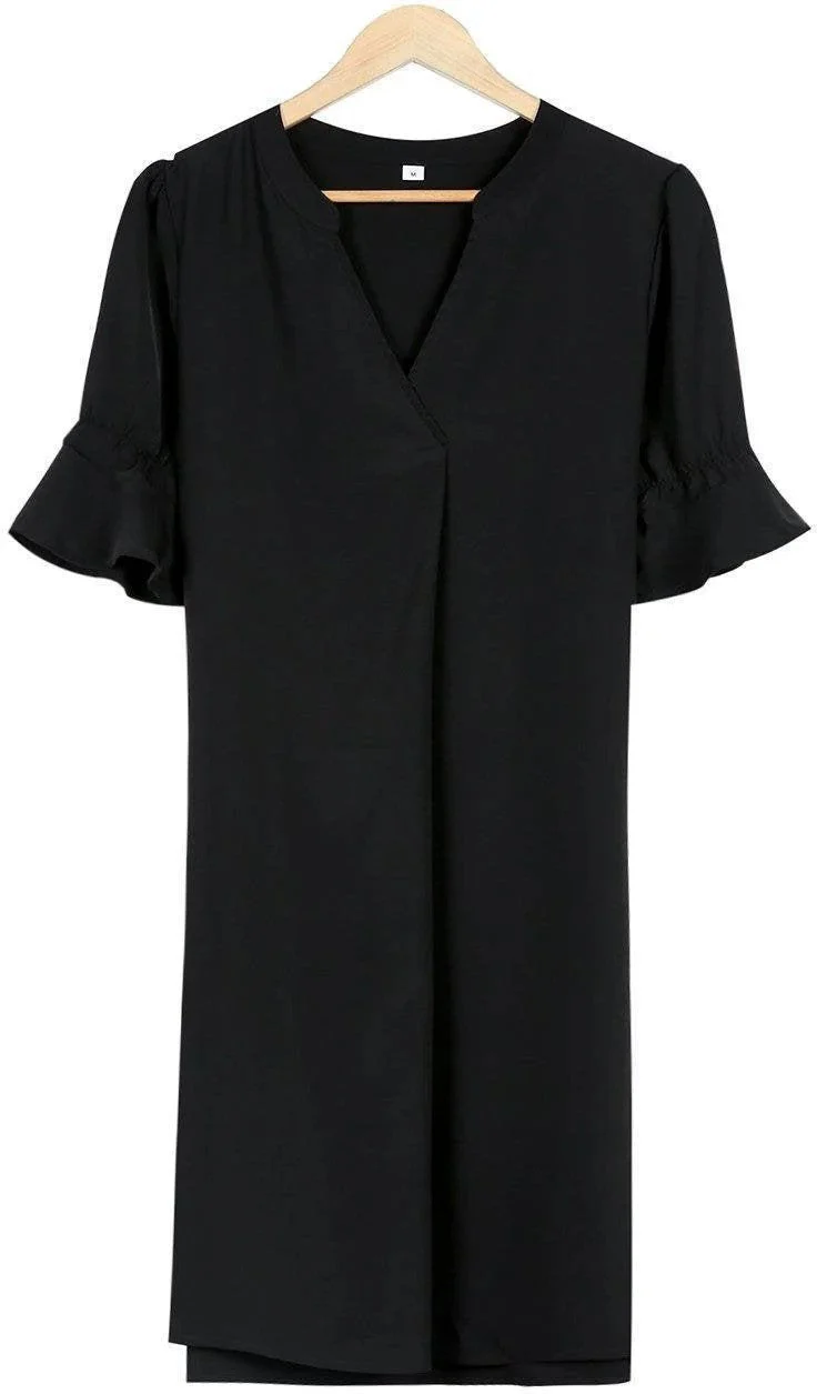Midi Kleid klassisch und elegant für den Herbst