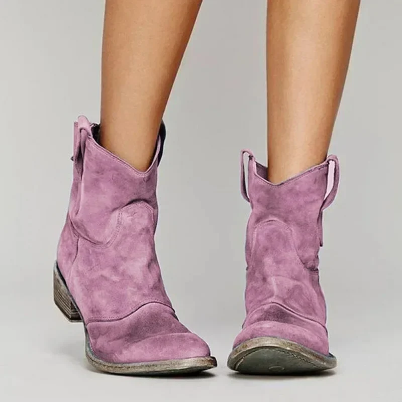 Damen Stiefel mit spitzer Spitze