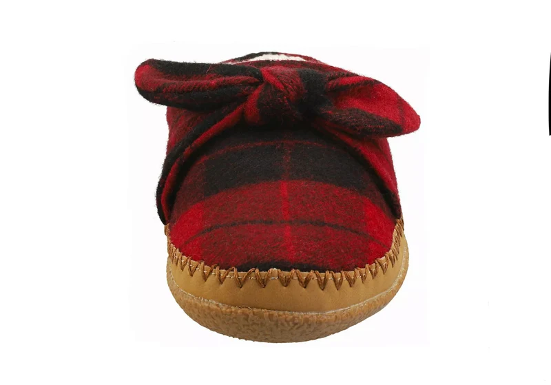 Toms-Ivy-Red-Plaid-bow-pantoffeln