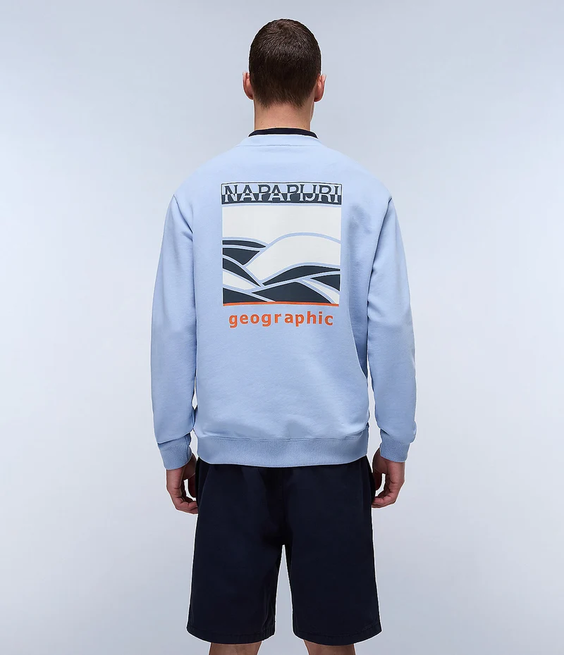 Napapijri Sovana Herren-Sweatshirt – Weiches Chambray