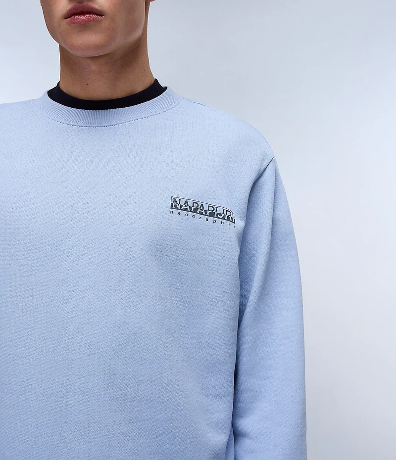 Napapijri Sovana Herren-Sweatshirt – Weiches Chambray