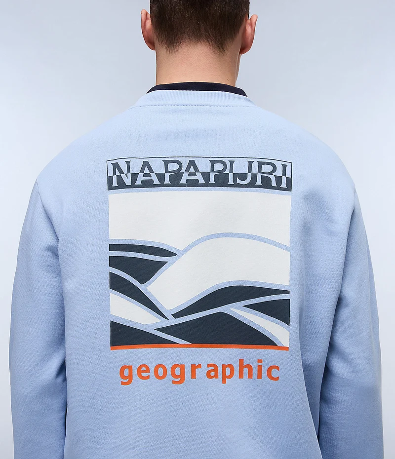 Napapijri Sovana Herren-Sweatshirt – Weiches Chambray
