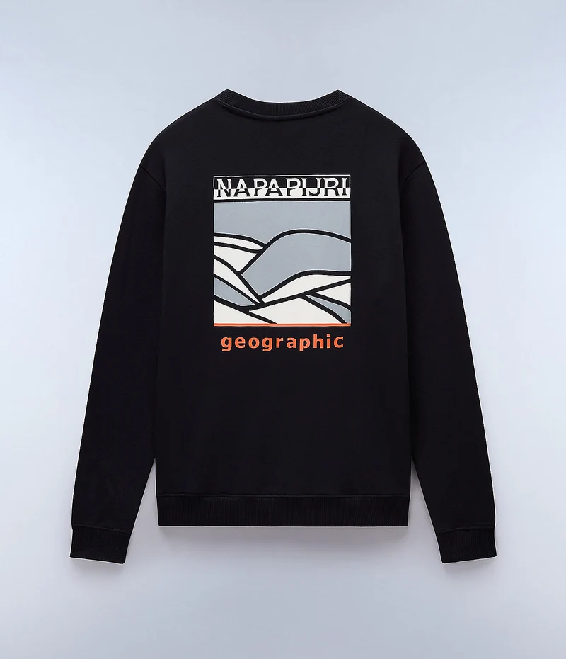 Napapijri Sovana Herren-Sweatshirt – Schwarz