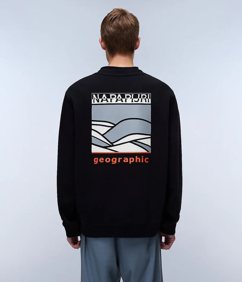 Napapijri Sovana Herren-Sweatshirt – Schwarz