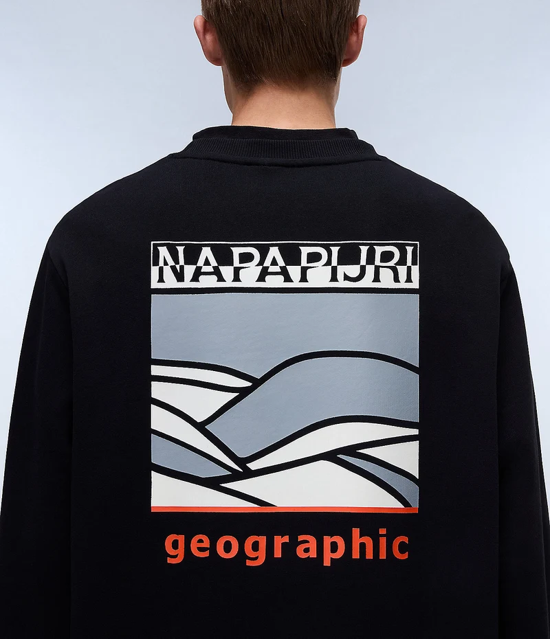 Napapijri Sovana Herren-Sweatshirt – Schwarz