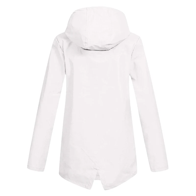 Damen Regenjacke Wasserdicht Atmungsaktiv Mit Kapuze