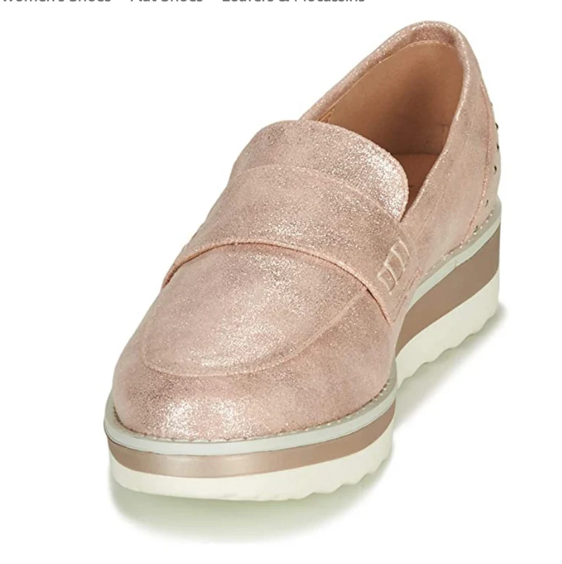 Refresh Damen-Loafer – Nude