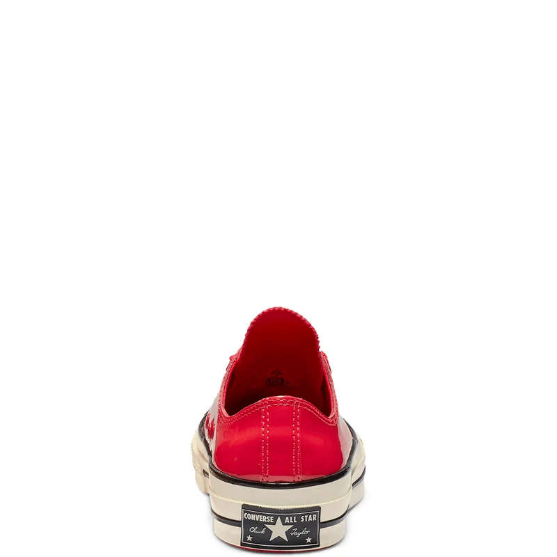 Converse 70 Cherry Red Egret – Lackleder-Low-Top