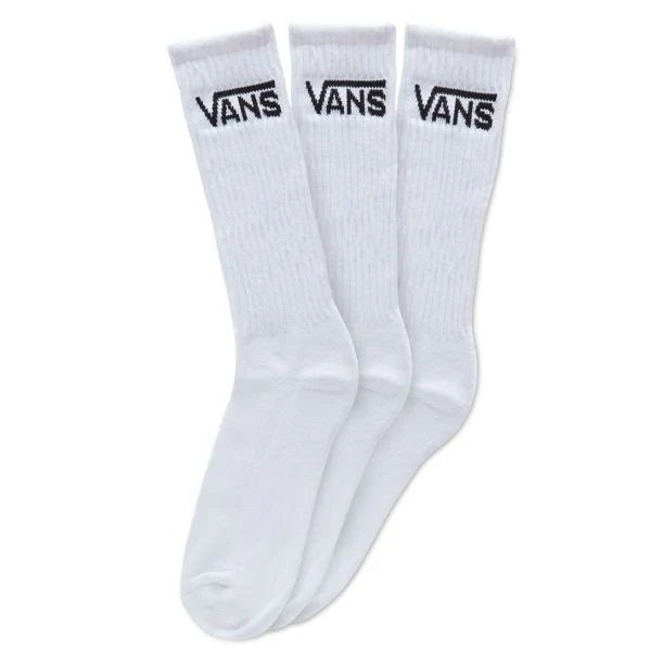 VANS Klassische Herren-Crew-Socken (3er-Pack) – Weiß