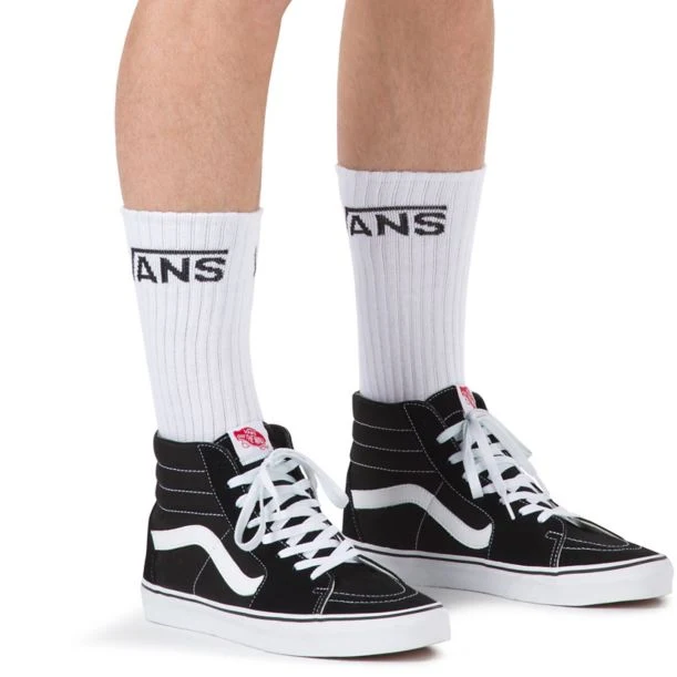 VANS Klassische Herren-Crew-Socken (3er-Pack) – Weiß