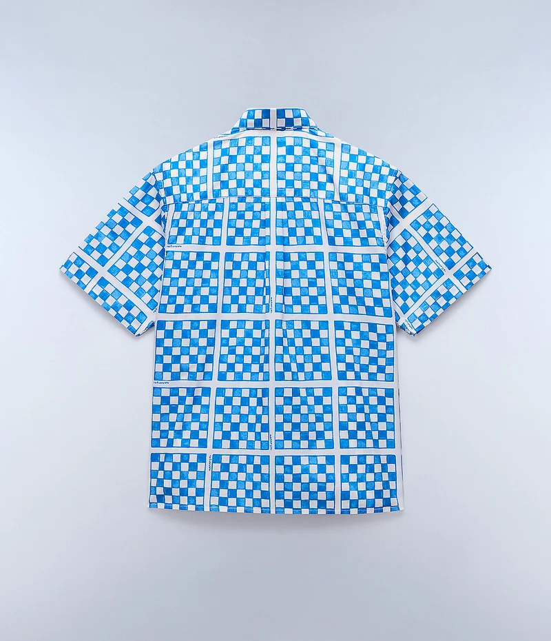 Napapijri Ronge Herrenhemd – Blau