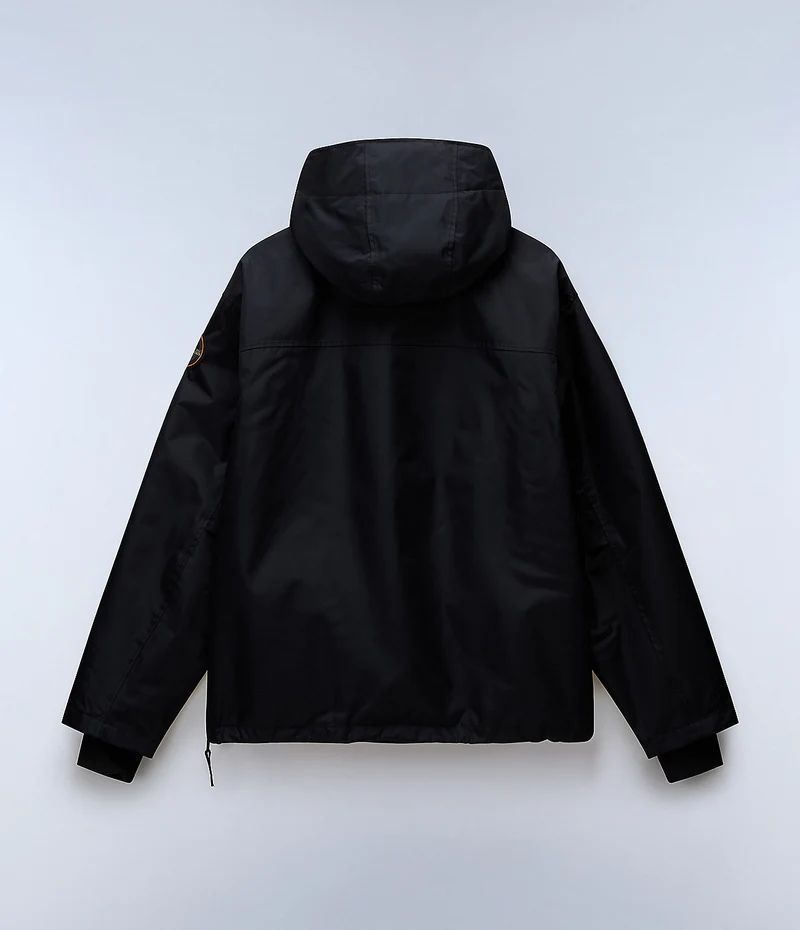 Napapijri Rainforest Next Sommer-Windjacke für Herren – Schwarz