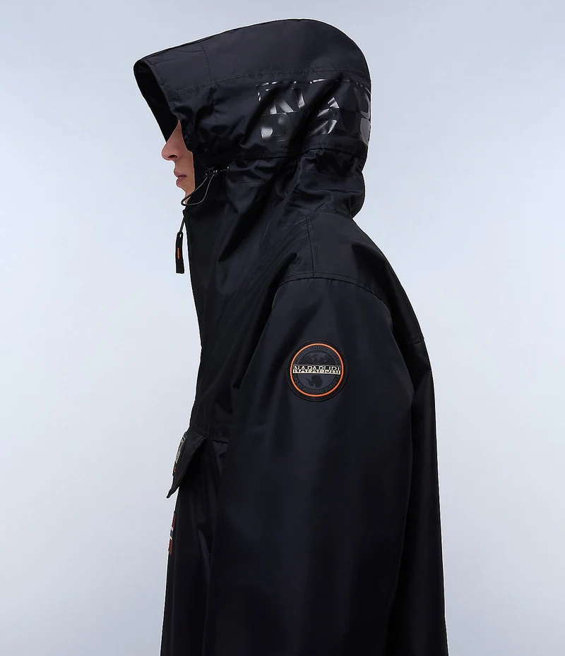 Napapijri Rainforest Next Sommer-Windjacke für Herren – Schwarz