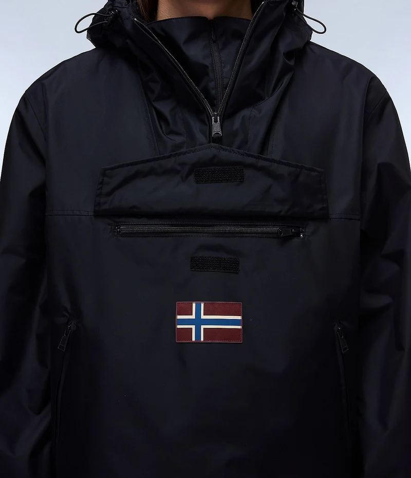 Napapijri Rainforest Next Sommer-Windjacke für Herren – Schwarz