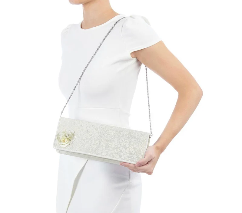 Ruby Shoo – London Clutch – Silber