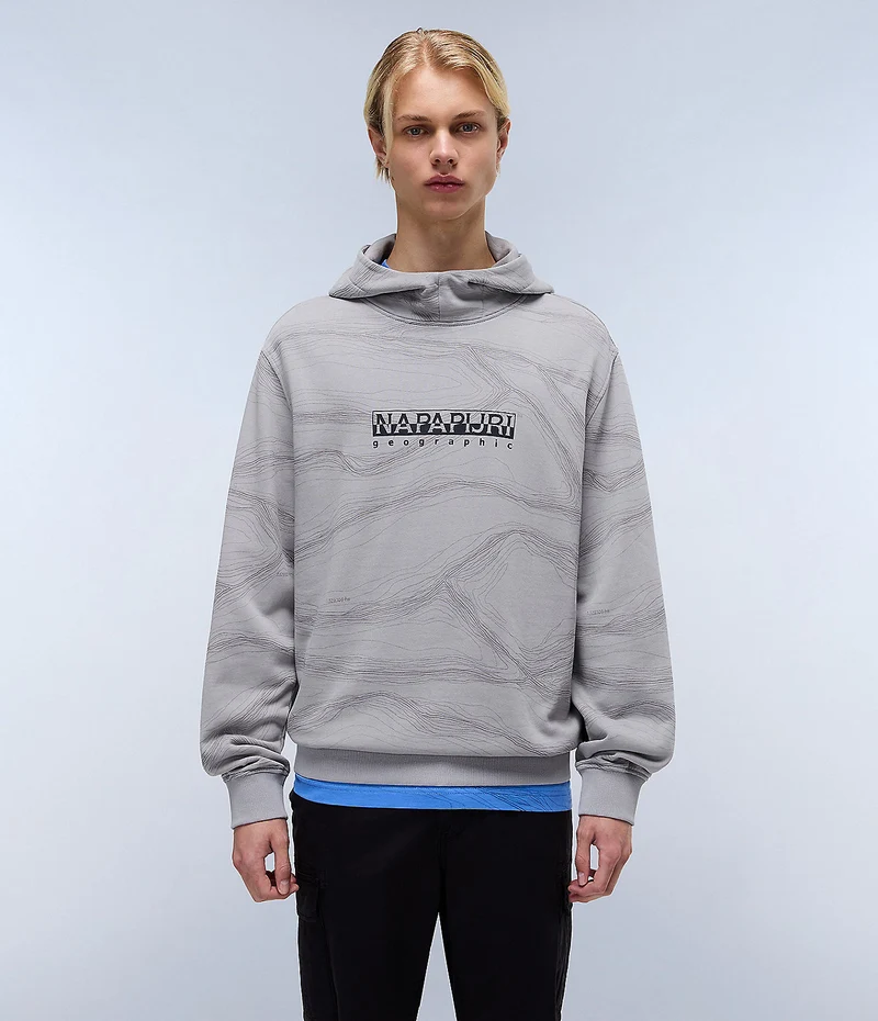 Napapijri Cellini Herren-Hoodie – Grau