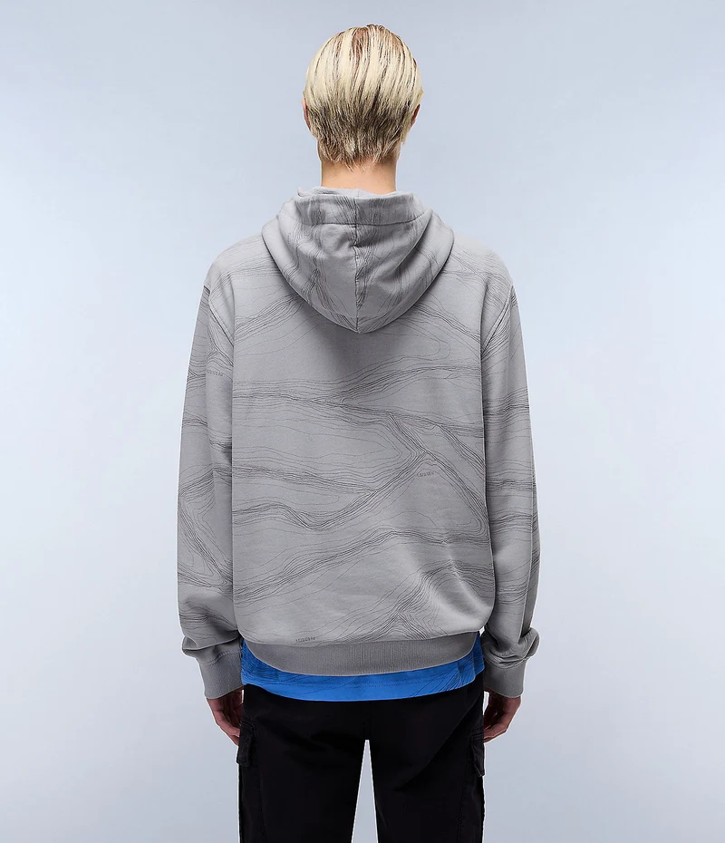 Napapijri Cellini Herren-Hoodie – Grau