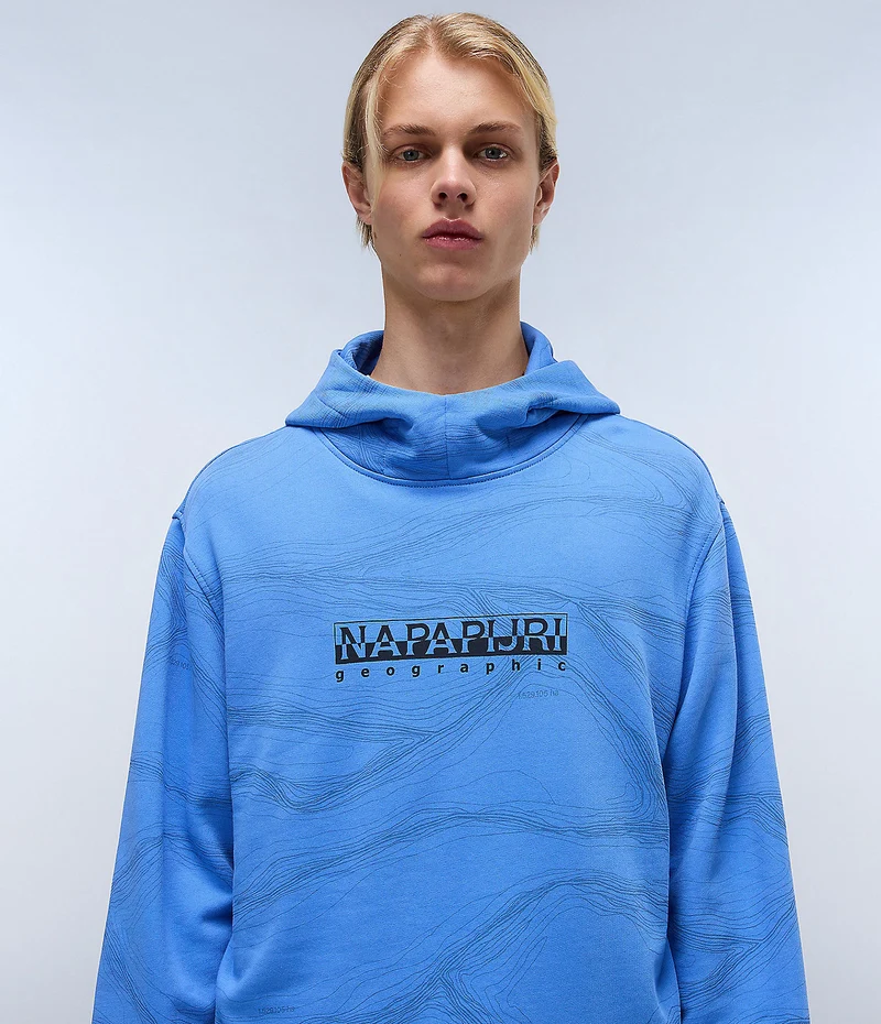 Napapijri Cellini Herren-Hoodie – Hellblau