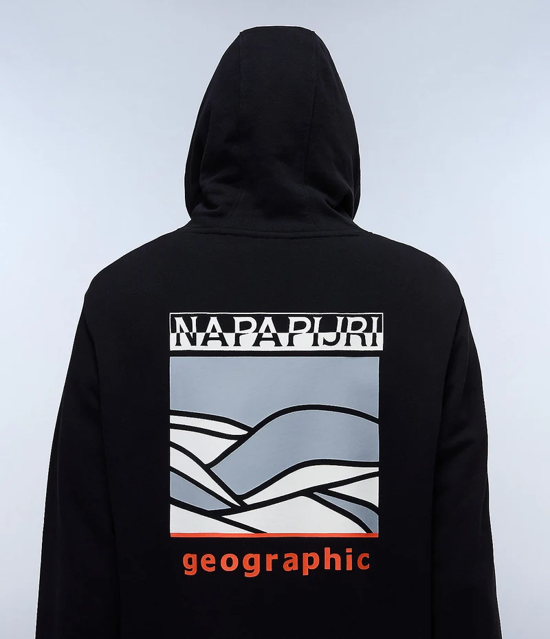 Napapijri Sovana Herren-Hoodie – Schwarz