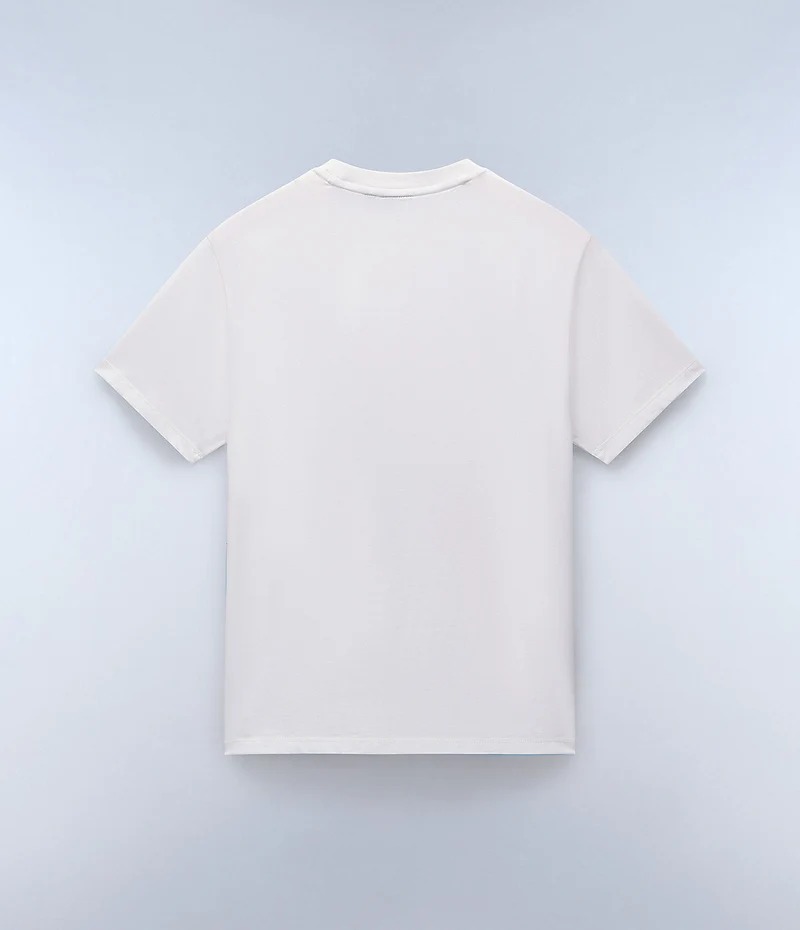 Napapijri Valdor Herren-T-Shirt - Weißer Reiher