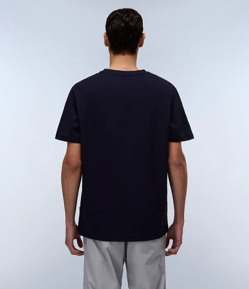 Napapijri Valdor Herren-T-Shirt – Marineblau