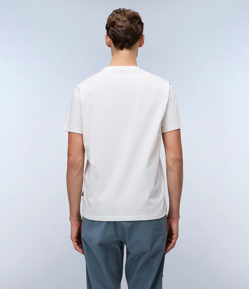 Napapijri Buti Herren-T-Shirt - Weißer Reiher