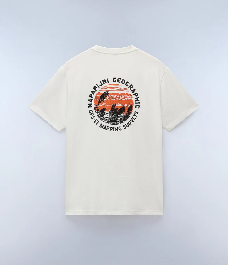 Napapijri Herren-T-Shirt von Vignoni – Weißer Reiher