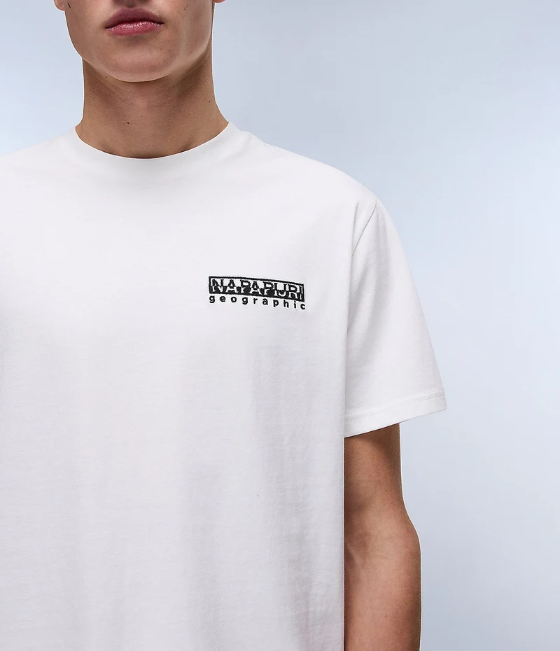Napapijri Herren-T-Shirt von Vignoni – Weißer Reiher
