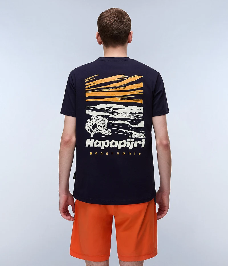 Napapijri Herren-T-Shirt von Vignoni – Marineblau