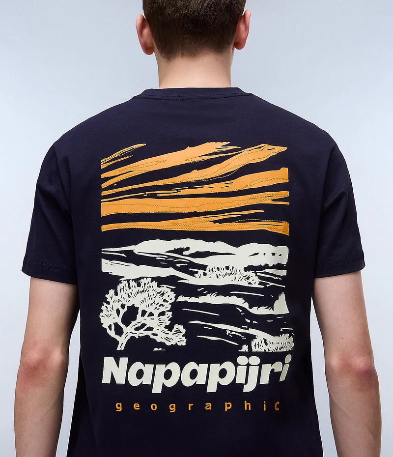 Napapijri Herren-T-Shirt von Vignoni – Marineblau
