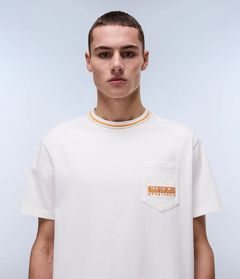 Napapijri Murlo Herren-T-Shirt – Weiß (Whisper)