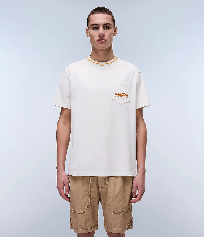 Napapijri Murlo Herren-T-Shirt – Weiß (Whisper)