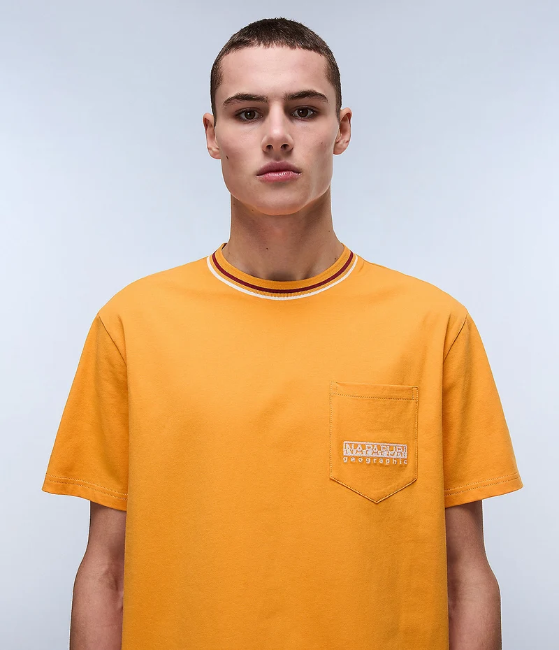 Napapijri Murlo-T-Shirt für Herren – Aprikose