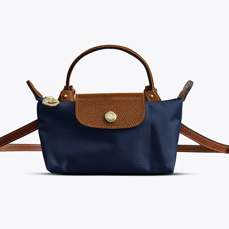 Damen Mini Crossbody Tasche aus Leder mit verstellbarem Trageriemen