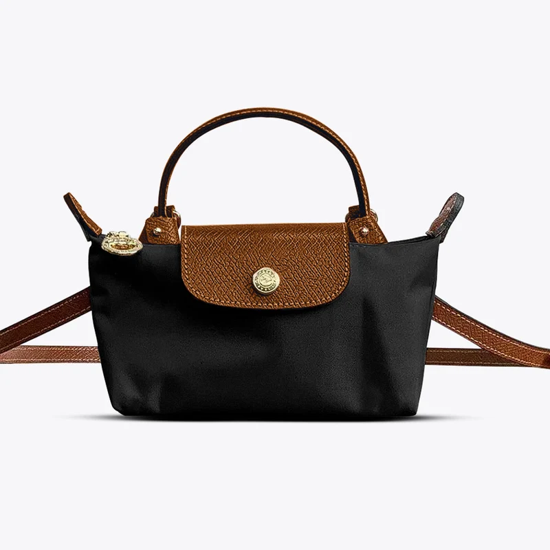 Damen Mini Crossbody Tasche aus Leder mit verstellbarem Trageriemen