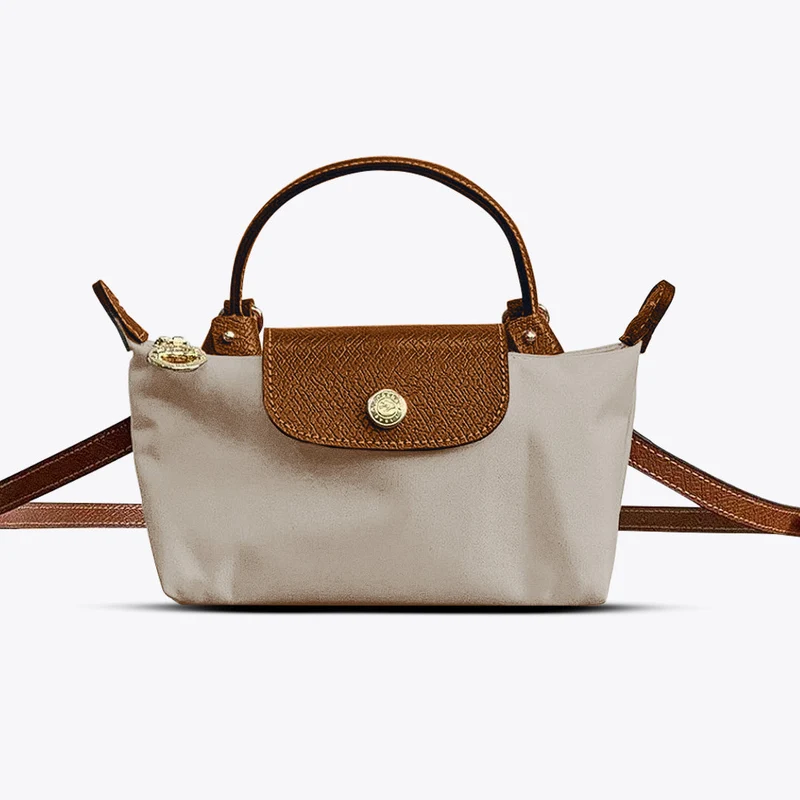 Damen Mini Crossbody Tasche aus Leder mit verstellbarem Trageriemen