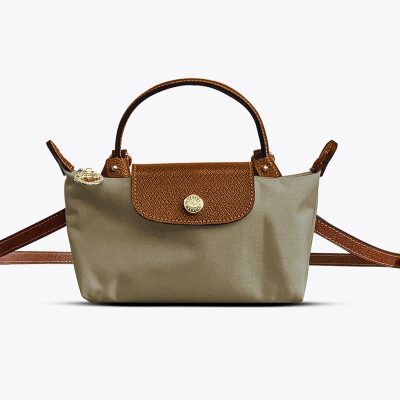 Damen Mini Crossbody Tasche aus Leder mit verstellbarem Trageriemen