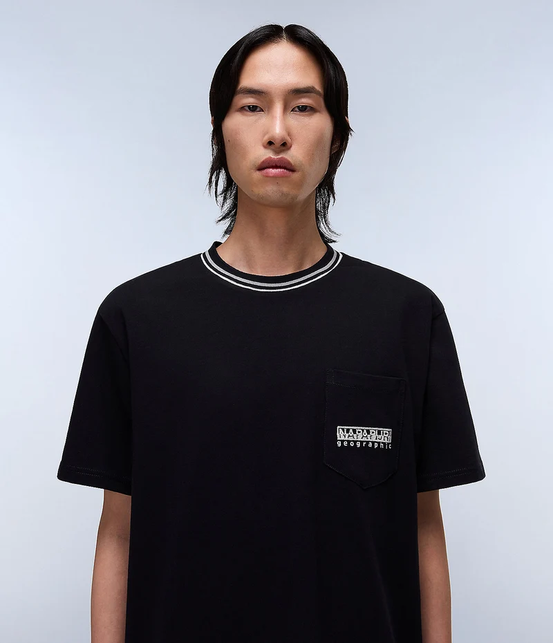 Napapijri Murlo Herren-T-Shirt – Schwarz
