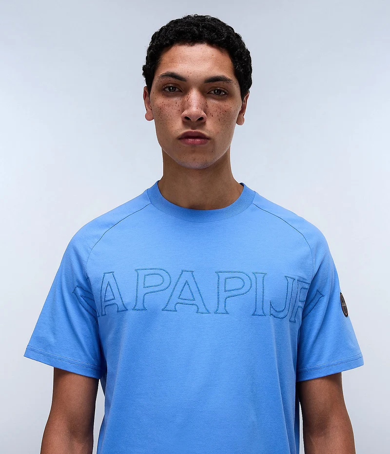 Napapijri Ambra Herren-T-Shirt – Ultramarin