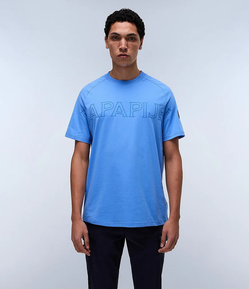 Napapijri Ambra Herren-T-Shirt – Ultramarin