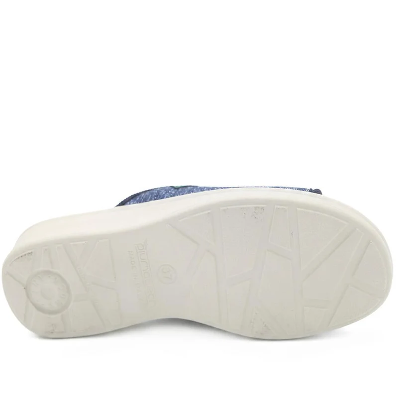 Fly Flot Stretch Fit Mule Sandals - FLY43014 / 328 647 - Navy Shimmer
