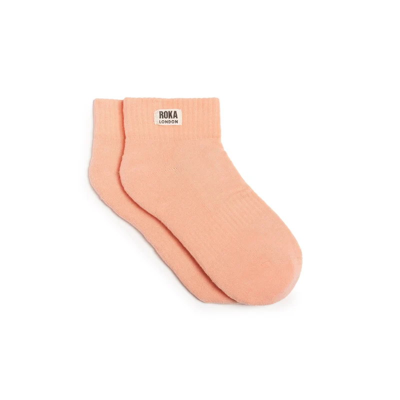 ROKA Wembley Kurze Socken aus Bio-Baumwolle - Nougat