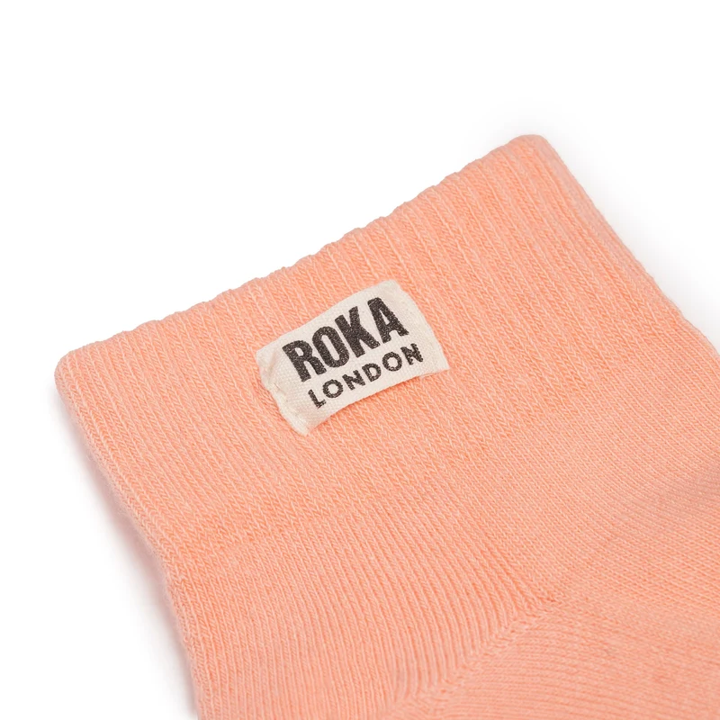 ROKA Wembley Kurze Socken aus Bio-Baumwolle - Nougat