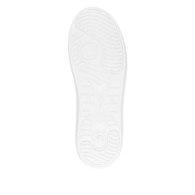 Rieker Modische Damen-Ledersneaker – Weiß
