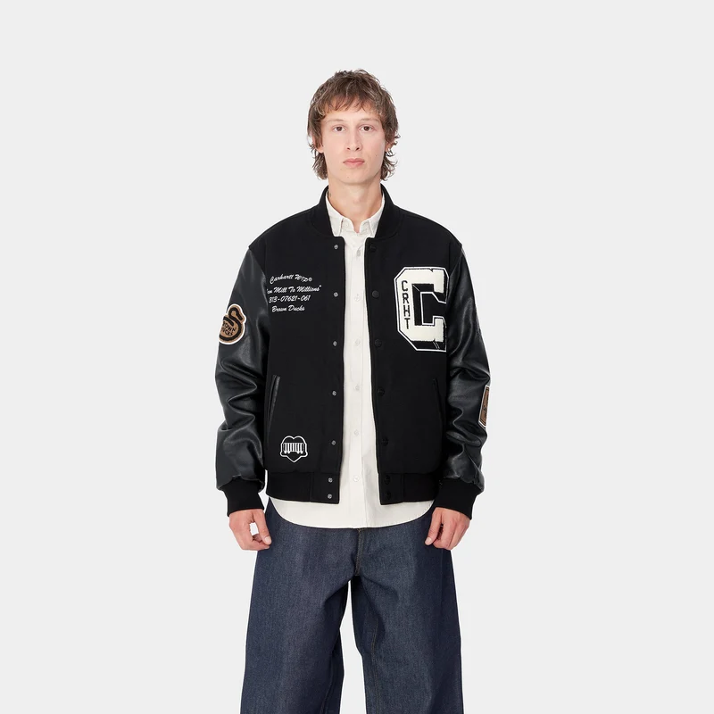 Carhartt WIP Bomberjacke „Brown Ducks“ für Herren - Schwarz